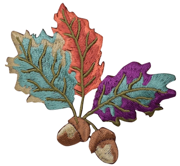 Acorns - Colorful Leaves