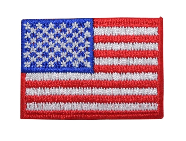 American Flag with Red Border 