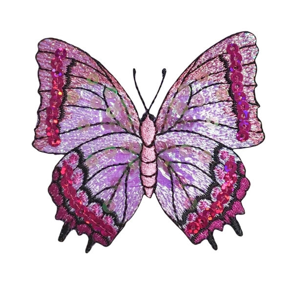 Butterfly - Fuchsia Sequin 