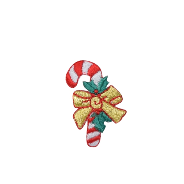 Candy Cane - Gold Bow