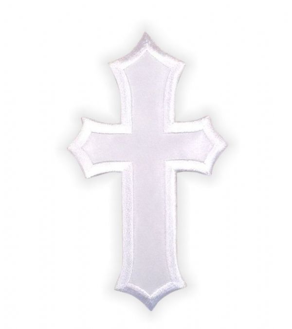 Religious White Cross 2-1/2