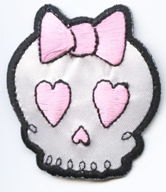 Pink and White Skull CLEARANCE