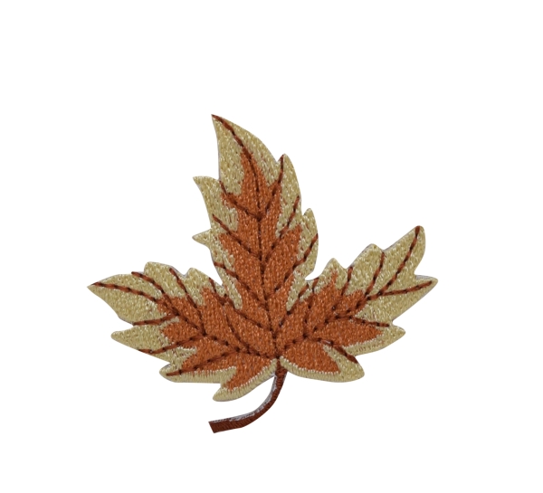 Large Leaf - Tan/Rust