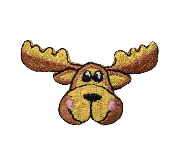Moose Head with Pink Cheeks