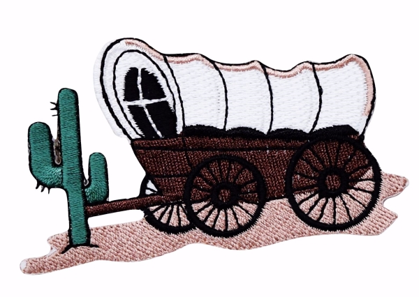 Old West Covered Prairie Schooner Wagon