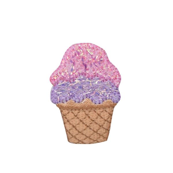 Pink/Purple Ice Cream Cone