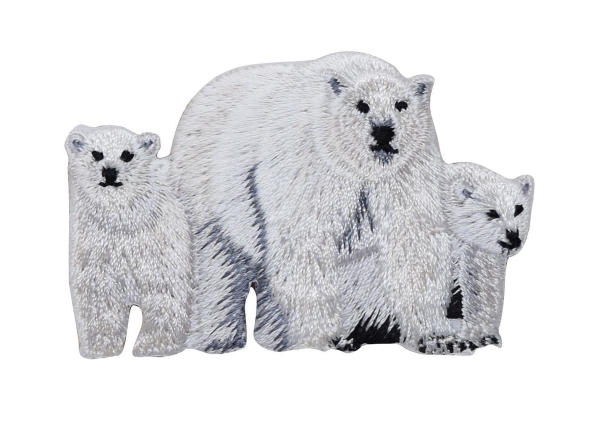 Polar Bear Mother - Two Cubs