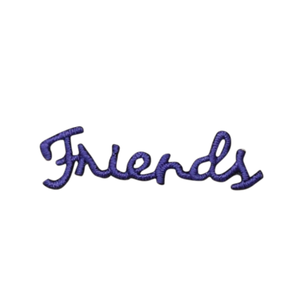 Purple Friends Word CLEARANCE