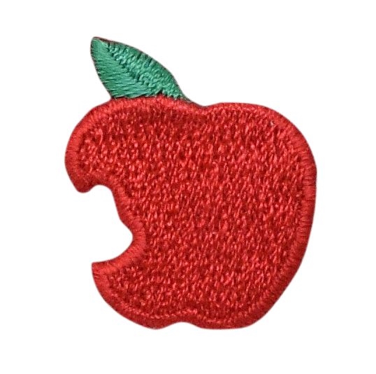 Red Apple with Missing Bite 