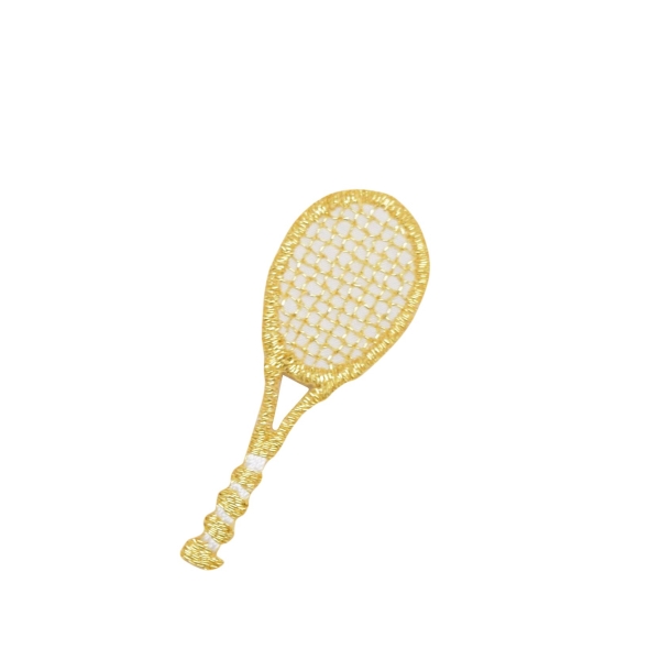 Small Gold Tennis Racquet