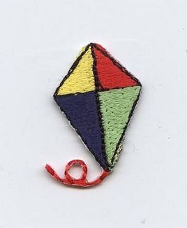 Small Colorful Kite with String 