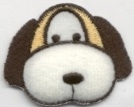 PUFFY DOG IRON ON APPLIQUE 1123468-A