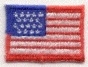 SMALL FLAG IRON ON PATCH 23252-F