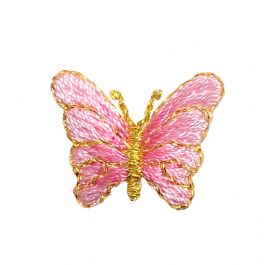 Mini Butterfly Pink/Gold