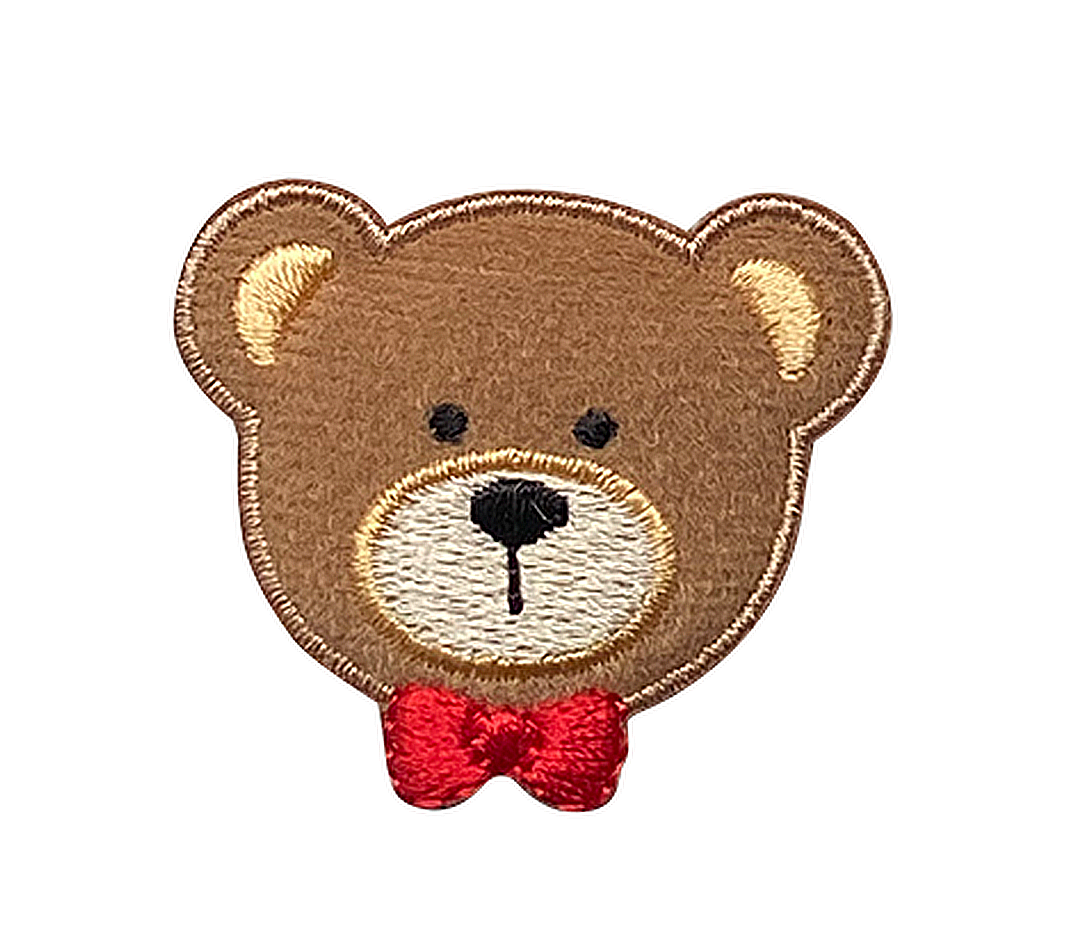 PUFFY TEDDY IRON ON PATCH 1121045-A