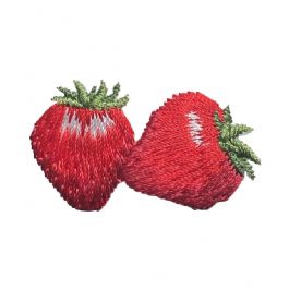Two Red Strawberries