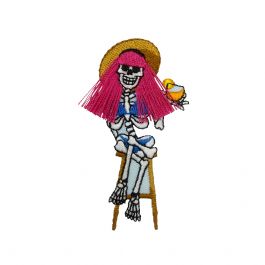 Skeleton with Cocktail