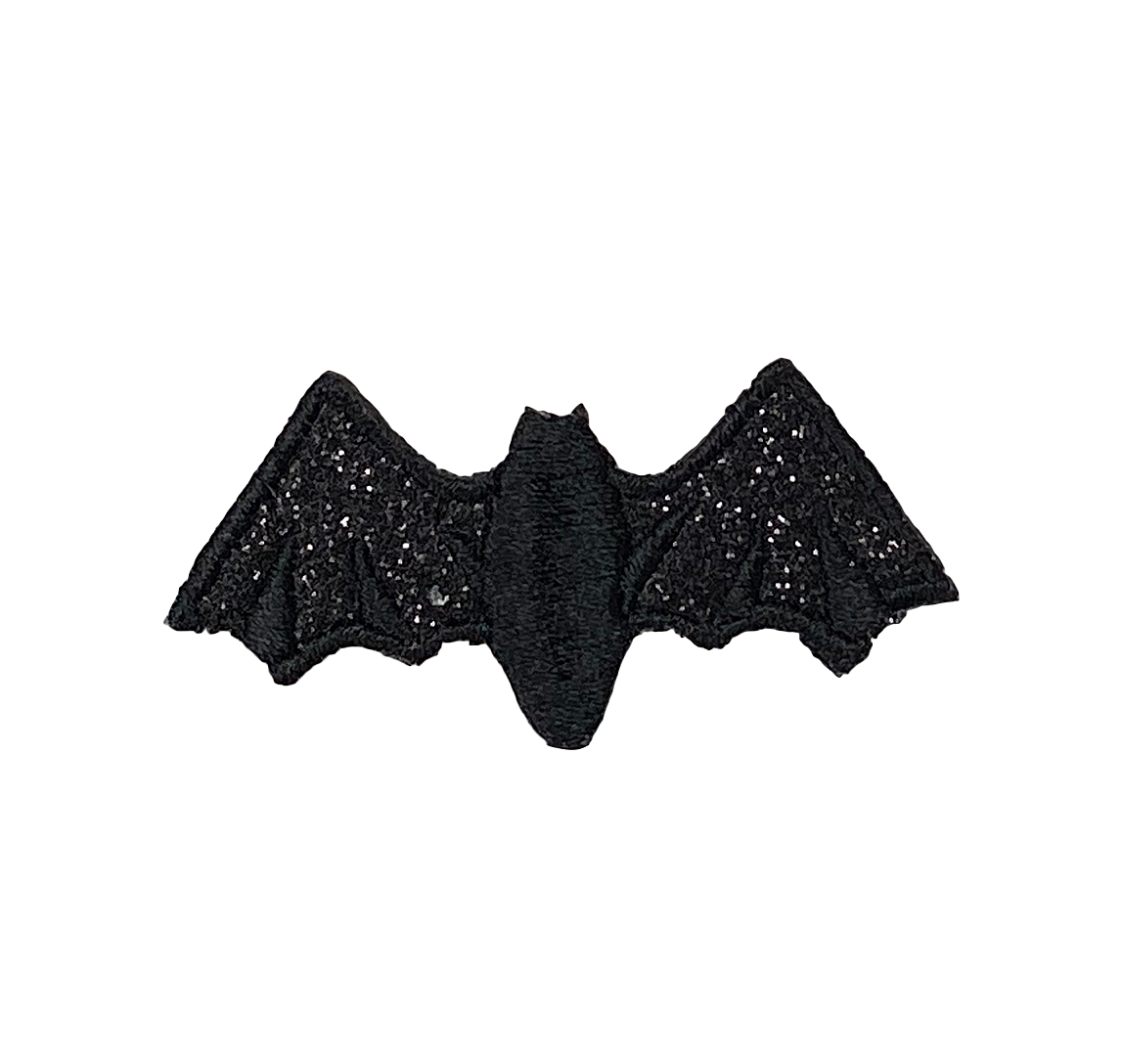 Halloween Black Glitter Bat