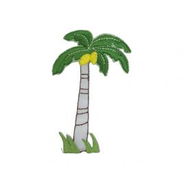 Palm Tree with Yellow Coconuts