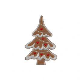 Gingerbread Tree Iron on Patch