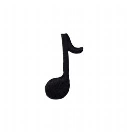 Black Quaver Eighth Note CLEARANCE