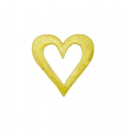 Yellow Open Heart CLEARANCE