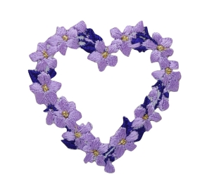 Flower Heart - Purple