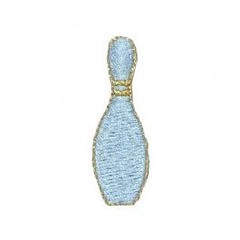 Light Blue Bowling Pin CLEARANCE
