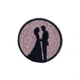 Couple in Love Embroidered Patch