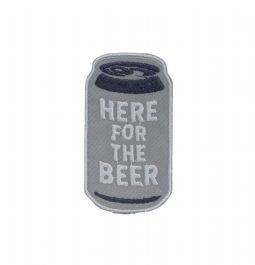 Here for the Beer Embroidered Patch