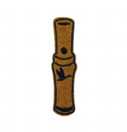 Brown Duck Call Embroidered Patch