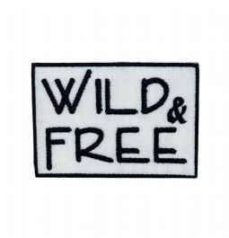 Wild & Free Embroidered Patch