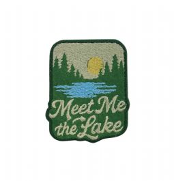 Meet Me at the Lake Embroidered Patch