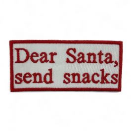 Dear Santa, Send Snacks Patch