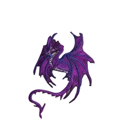Purple Dragon - Facing Left