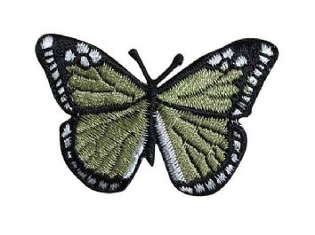 Olive Green/Black Butterfly 3
