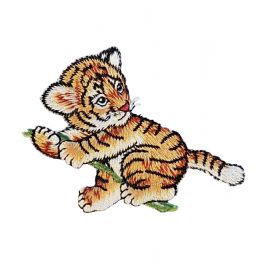 Baby Tiger Cub on Vine