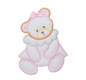 Pastel Puffy Girl Bear