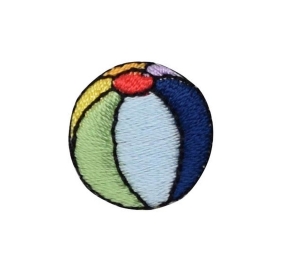 Small Colorful Striped Beach Ball