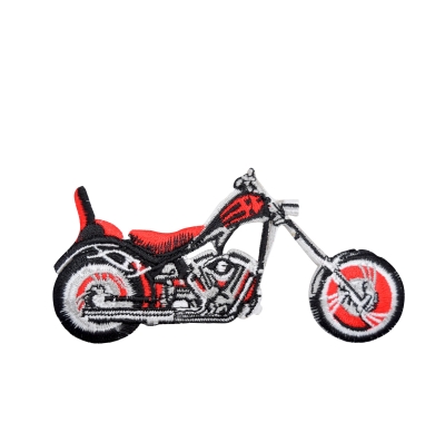 Black and Red Motorcycle