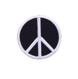 Black/White 60s Peace Sign 