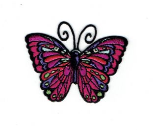 Small Pink Jewel Tone Butterfly