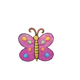 Small Shimmery Pink Butterfly
