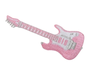 Guitar - Pink/White