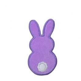 Fuzzy Purple Bunny Backside