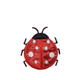 Large Red Satin Layered Ladybug