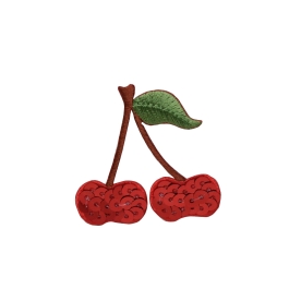 Sequin Cherries on Stem