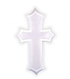 Religious White Cross 2-1/2