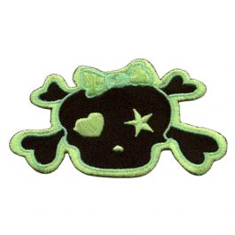 Green Baby Girl Skull CLEARANCE