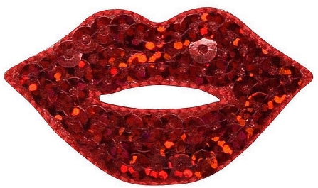 Red Sequin Lips